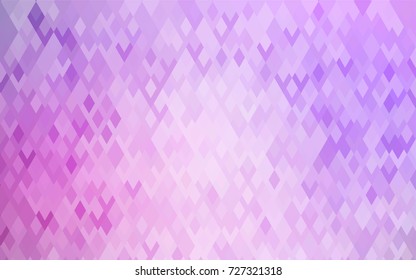 Light Purple vector modern geometrical background. Abstract template. Geometric pattern in square style with gradient.