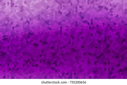 Light Purple vector modern geometrical circle abstract background. Dotted texture template. Geometric pattern in halftone style with gradient. 