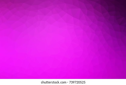 Light Purple vector modern geometrical abstract background. Texture, new background. Geometric background in Origami style with gradient. 