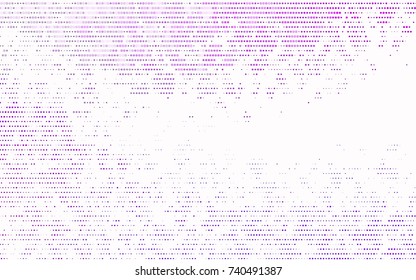 Light Purple vector modern geometrical circle abstract background. Dotted texture template. Geometric pattern in halftone style with gradient. 