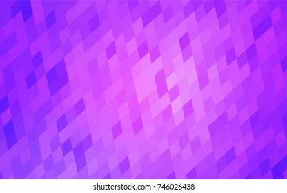 Light Purple vector modern geometrical background. Abstract template. Geometric pattern in square style with gradient.