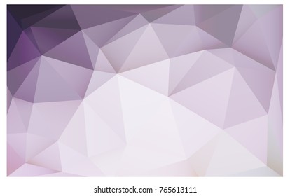 Light Purple vector modern geometrical abstract background. Texture, new background. Geometric background in Origami style with gradient. 