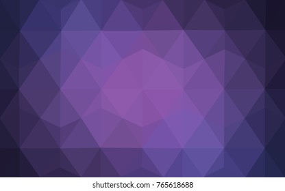 Light Purple vector modern geometrical abstract background. Texture, new background. Geometric background in Origami style with gradient. 