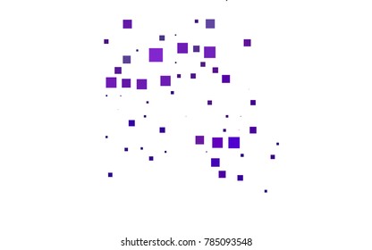 Light Purple vector modern geometrical background. Abstract template. Geometric pattern in square style with gradient.