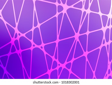 Light Purple vector natural abstract background. Blurred decorative design in Indian style with Zen tangles. The elegant pattern can be used as a part of a brand book.