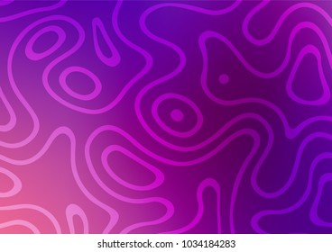 Light Purple vector natural abstract background. Brand-new colored illustration in blurry style with doodles. Brand-new design for your business.