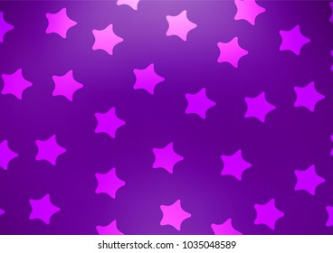 Light Purple vector natural abstract template. A completely new color illustration in doodle style. The completely new template can be used for your brand book.