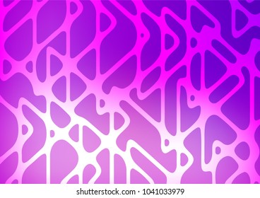 Light Purple vector natural abstract pattern. Doodles on blurred abstract background with gradient. Hand painted design for web, wrapping, wallpaper.