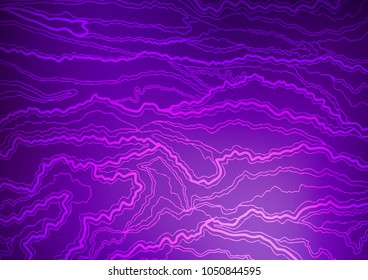 Light Purple vector natural abstract texture. Glitter abstract illustration with doodles and Zen tangles. A completely new design for your business.