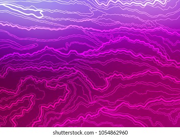 Light Purple vector natural abstract template. Creative illustration in blurred style with doodles and Zen tangles. The textured pattern can be used for website.