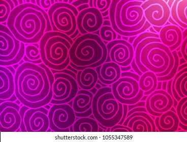 Light Purple vector natural abstract texture. A completely new color illustration in doodle style. A new texture for your design.