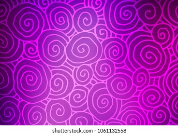 Light Purple vector natural abstract texture. Geometric doodle illustration in Origami style with gradient. Hand painted design for web, leaflet, textile.