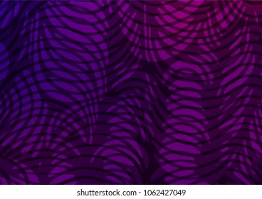 Light Purple vector natural abstract template. Shining colored illustration with doodles in Zen tangle style. The completely new template can be used for your brand book.