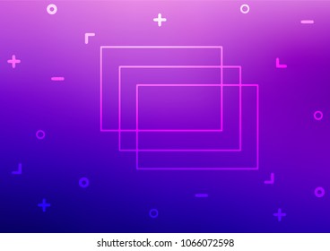 Light Purple vector natural abstract template. Colorful illustration in abstract style with doodles and Zen tangles. The doodle design can be used for your web site.