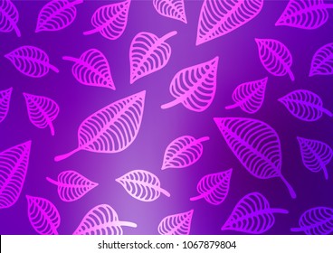 Light Purple vector natural abstract texture. Creative illustration in blurred style with doodles and Zen tangles. The template can be used as a background for cell phones.