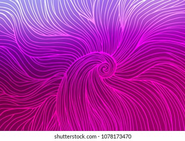 Light Purple vector natural abstract pattern. Blurred decorative design in Indian style with Zen tangles. A new texture for your design.