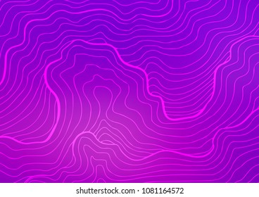 Light Purple vector natural abstract template. Ethnic elegant natural pattern with gradient. The doodle design can be used for your web site.