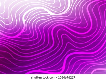 Light Purple vector natural abstract pattern. Shining colored illustration with doodles in Zen tangle style. The template can be used as a background for cell phones.