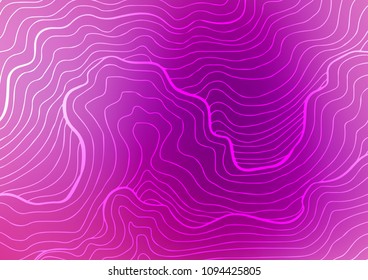 Light Purple vector natural abstract background. Geometric doodle illustration in Origami style with gradient. A completely new template for your business design.