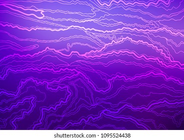 Light Purple vector natural abstract background. A vague abstract illustration with doodles in Indian style. A completely new template for your business design.