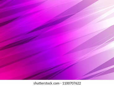 Light Purple vector natural abstract template. Geometric doodle illustration in Origami style with gradient. A completely new template for your business design.