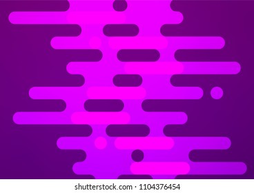 Light Purple vector natural abstract template. Geometric doodle illustration in Origami style with gradient. Hand painted design for web, wrapping, wallpaper.