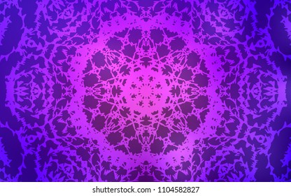 Light Purple vector natural abstract design. Brand-new colored illustration in blurry style with doodles drawn by child. A new texture for your design.