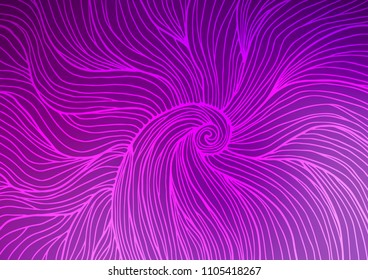 Light Purple vector natural abstract template. Sketchy hand drawn doodles on blurred background. The pattern can be used for coloring books and pages for kids.