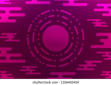 Light Purple vector natural abstract background. Modern geometrical abstract illustration with doodles. Brand-new style for your business design.