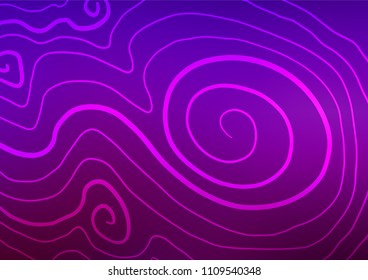 Light Purple vector natural abstract pattern. Sketchy hand drawn doodles on blurred background. A new texture for your design.