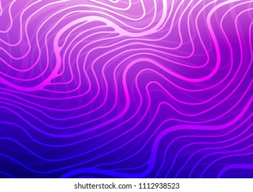 Light Purple vector natural abstract pattern. Creative illustration in blurred style with doodles and Zen tangles. Hand painted design for web, wrapping, wallpaper.
