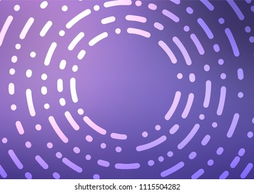Light Purple vector natural abstract background. Modern geometrical abstract illustration with doodles. A completely new template for your business design.