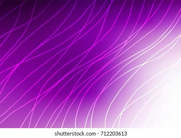 Light Purple vector natural abstract background. Ethnic elegant natural pattern with gradient. The pattern can be used for wallpapers and coloring books.