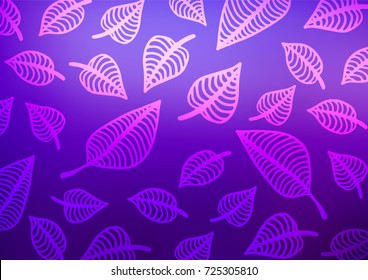 Light Purple vector natural abstract texture. Brand-new colored illustration in blurry style with doodles. Brand-new style for your business design.
