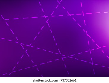 Light Purple vector natural abstract template. Brand-new colored illustration in blurry style with doodles. A completely new template for your business design.