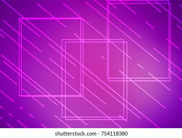 Light Purple vector natural abstract background. A vague abstract illustration with doodles in Indian style. The textured pattern can be used for website.