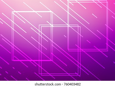 Light Purple vector natural abstract background. Ethnic elegant natural pattern with gradient. A completely new template for your business design.