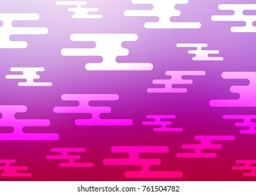 Light Purple vector natural abstract pattern. Colorful illustration in abstract style with doodles and Zen tangles. The doodle design can be used for your web site.
