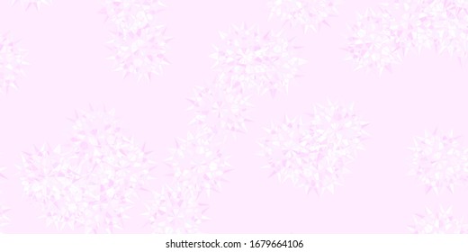 Light Purple vector natural backdrop with flowers. Illustration with abstract colorful flowers with gradient. Pattern for women day promotion.