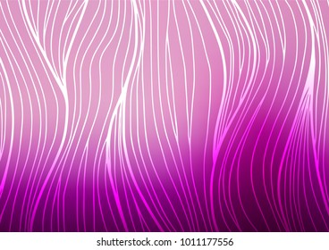 Light Purple vector natural elegant pattern. Doodles on blurred abstract background with gradient. Hand painted design for web, wrapping, wallpaper.