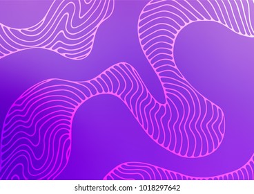 Light Purple vector natural elegant texture. Ethnic elegant natural pattern with gradient. The textured pattern can be used for website.