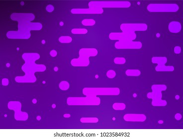 Light Purple vector natural elegant background. Brand-new colored illustration in blurry style with doodles. The completely new template can be used for your brand book.