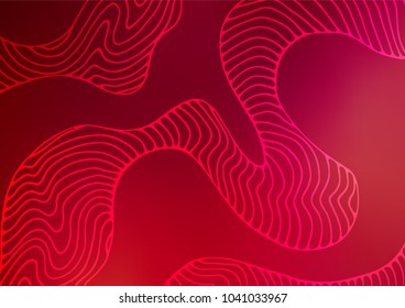 Light Purple vector natural elegant background. Colorful abstract illustration with lines in Asian style. The completely new template can be used for your brand book.