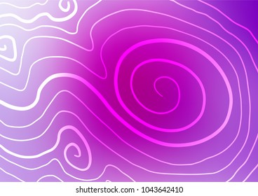 Light Purple vector natural elegant pattern. Brand-new colored illustration in blurry style with doodles. A completely new template for your business design.