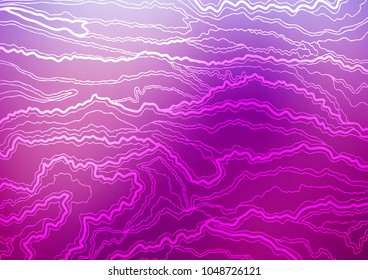 Light Purple vector natural elegant pattern. Colorful illustration in abstract style with doodles and Zen tangles. The elegant pattern can be used as a part of a brand book.