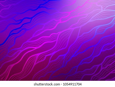 Light Purple vector natural elegant texture. Modern geometrical abstract illustration with doodles. A completely new template for your business design.