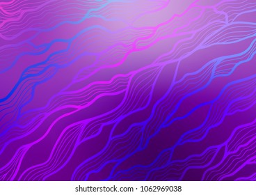 Light Purple vector natural elegant template. An elegant bright illustration with lines in Natural style. The doodle design can be used for your web site.