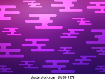 Light Purple vector natural elegant template. Geometric doodle illustration in Origami style with gradient. A new texture for your design.