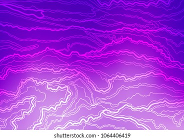 Light Purple vector natural elegant template. Sketchy hand drawn doodles on blurred background. The completely new template can be used for your brand book.