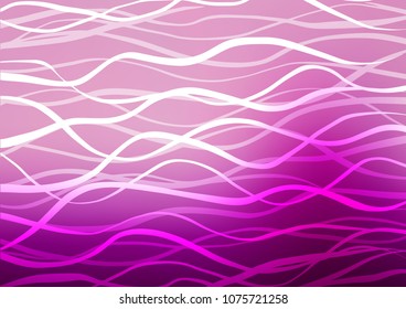 Light Purple vector natural elegant texture. Doodles on blurred abstract background with gradient. The textured pattern can be used for website.